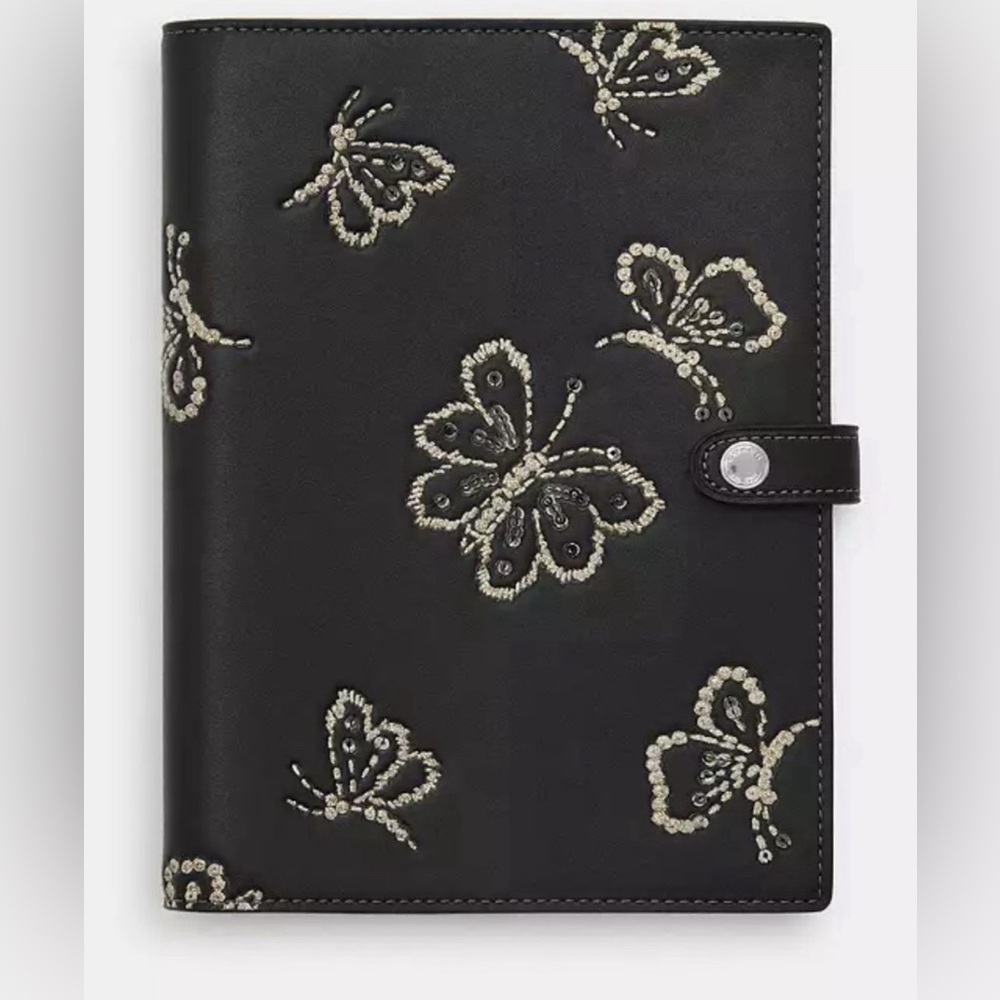 Notebook With Butterfly Print